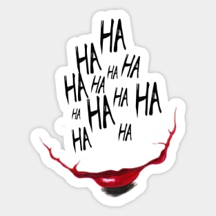 The Face Of Laughter Sticker